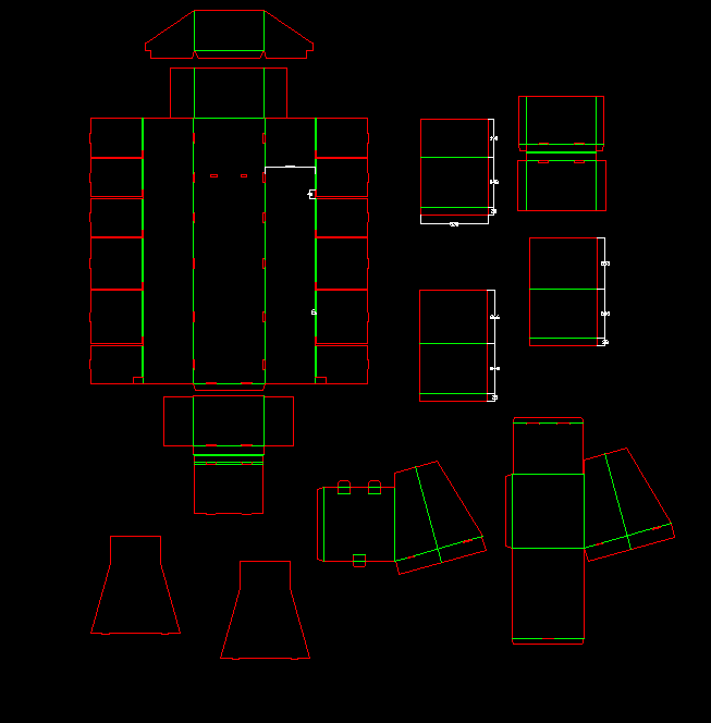 四款展示架源文件dwg