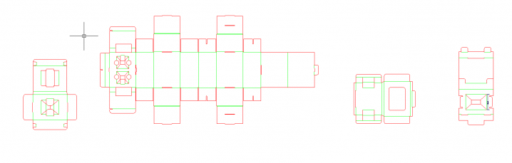 放一批异型盒源文件dxf文件,喜欢包装结构的可以研究下