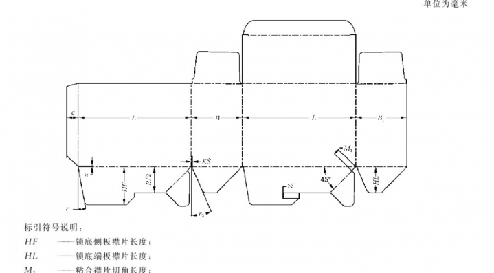 GBT 25160-2022包装　卡纸板折叠纸盒结构尺寸