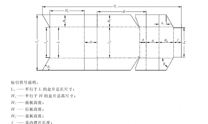 GBT 25160-2022包装　卡纸板折叠纸盒结构尺寸